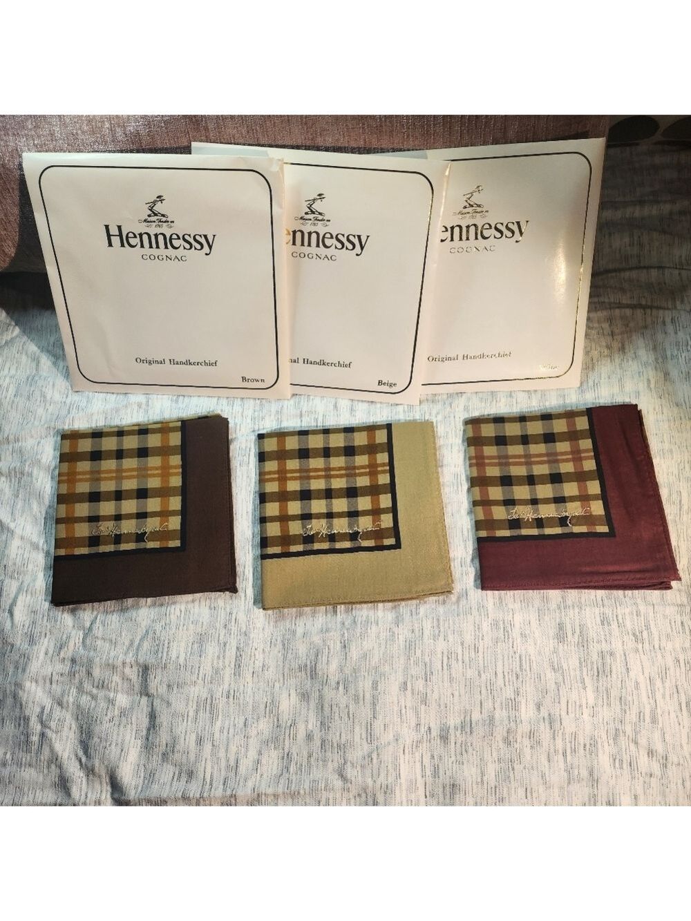Hennessy COGNAC Original handkerchief 3pcs
